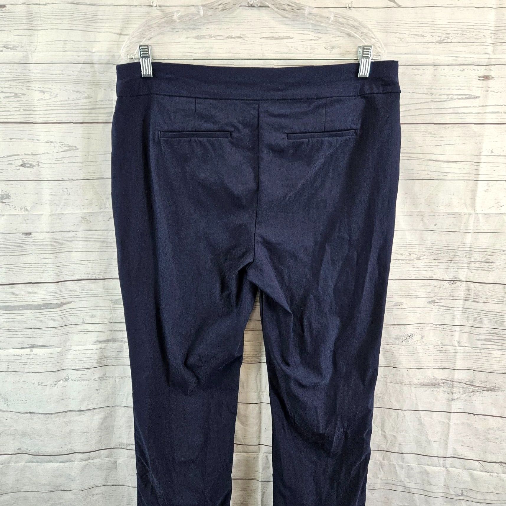 Vintage Chico's Womens Pants 14 Blue Pull On High Rise Rayon Blend Nylon Spandex Size 36" / US 14 / IT 50 - 4 Thumbnail