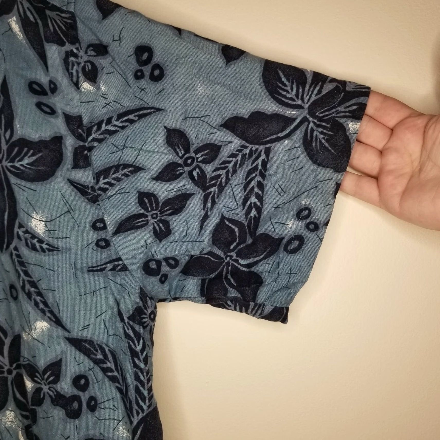 Vintage Northcrest Men’s XL Blue Hawaiian Short Sleeve Button-Up Shirt Size US XL / EU 56 / 4 - 3 Thumbnail