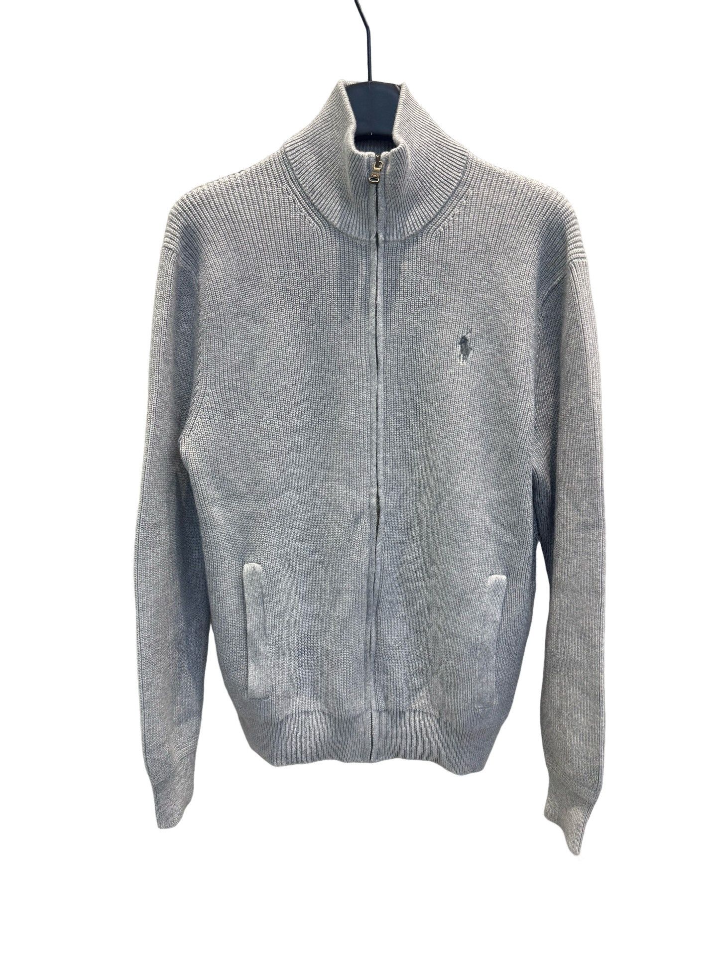 Polo Ralph Lauren Polo Ralph Lauren Gray Full Zip Knit Jacket Size S Size US S / EU 44-46 / 1 - 1 Thumbnail