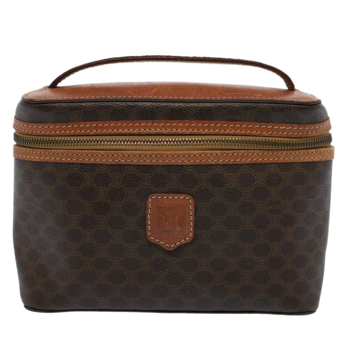 image of Celine Céline Vanity Handbag in Brown, Women's