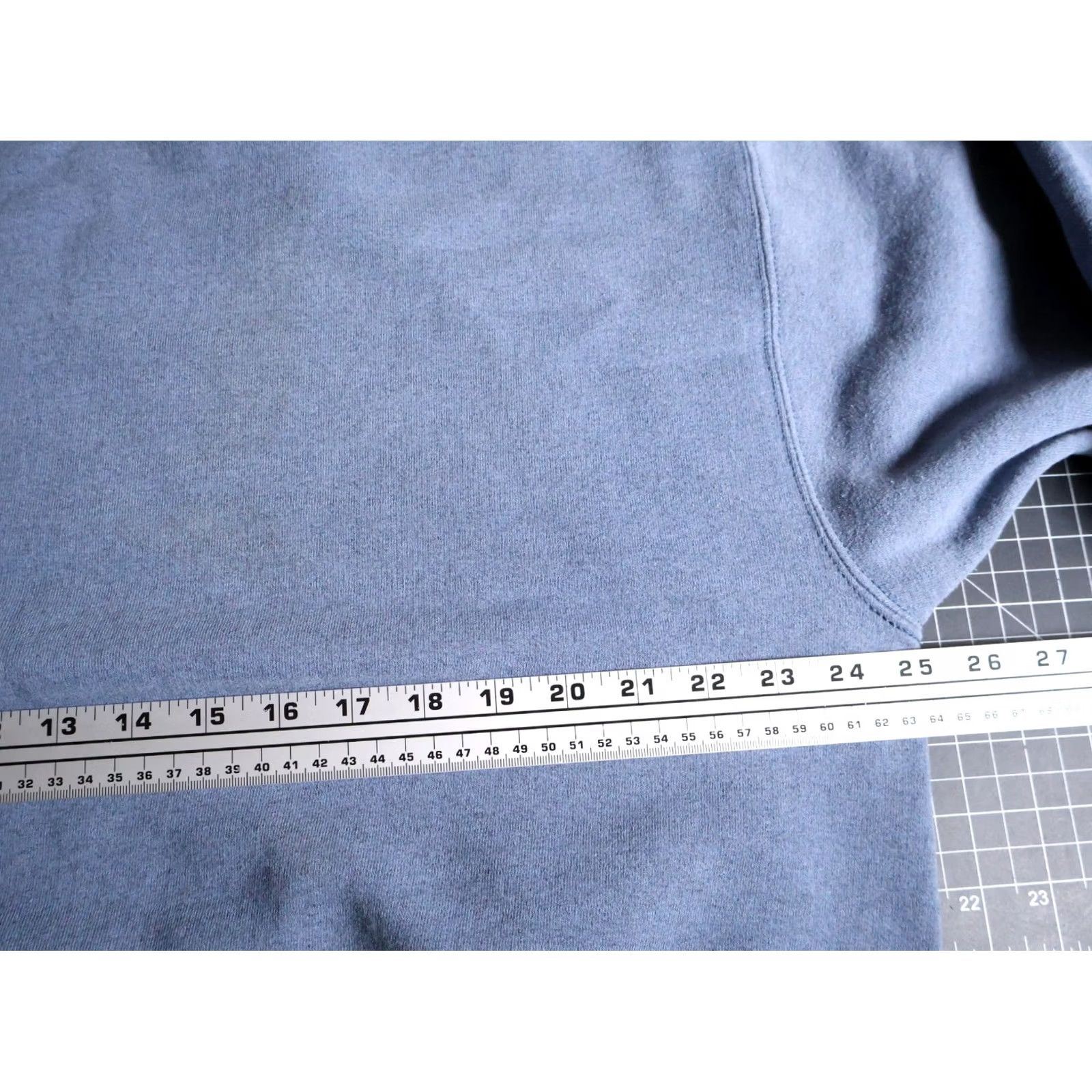 Vintage VINTAGE 90s Faded Sweatshirt Men's XL Blue Crewneck Solid Blank USA Made Cotton Blend Pullover Sweatshirt Size US XL / EU 56 / 4 - 5 Thumbnail