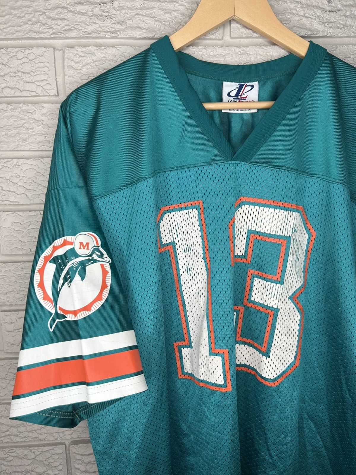 Logo Athletic × NFL × Vintage Vintage Logo Athletic Miami Dolphins Dan Marino Jersey Size US XXL / EU 58 / 5 - 2 Thumbnail