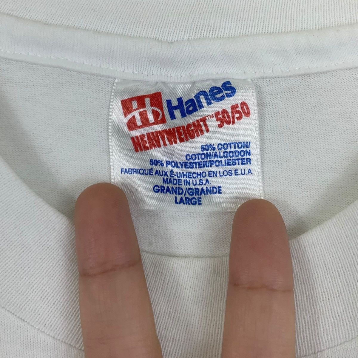 Hanes Vintage 90’ CRAWFORD COLTS REUNION Alumni College Tee Shirt Size US L / EU 52-54 / 3 - 5 Thumbnail