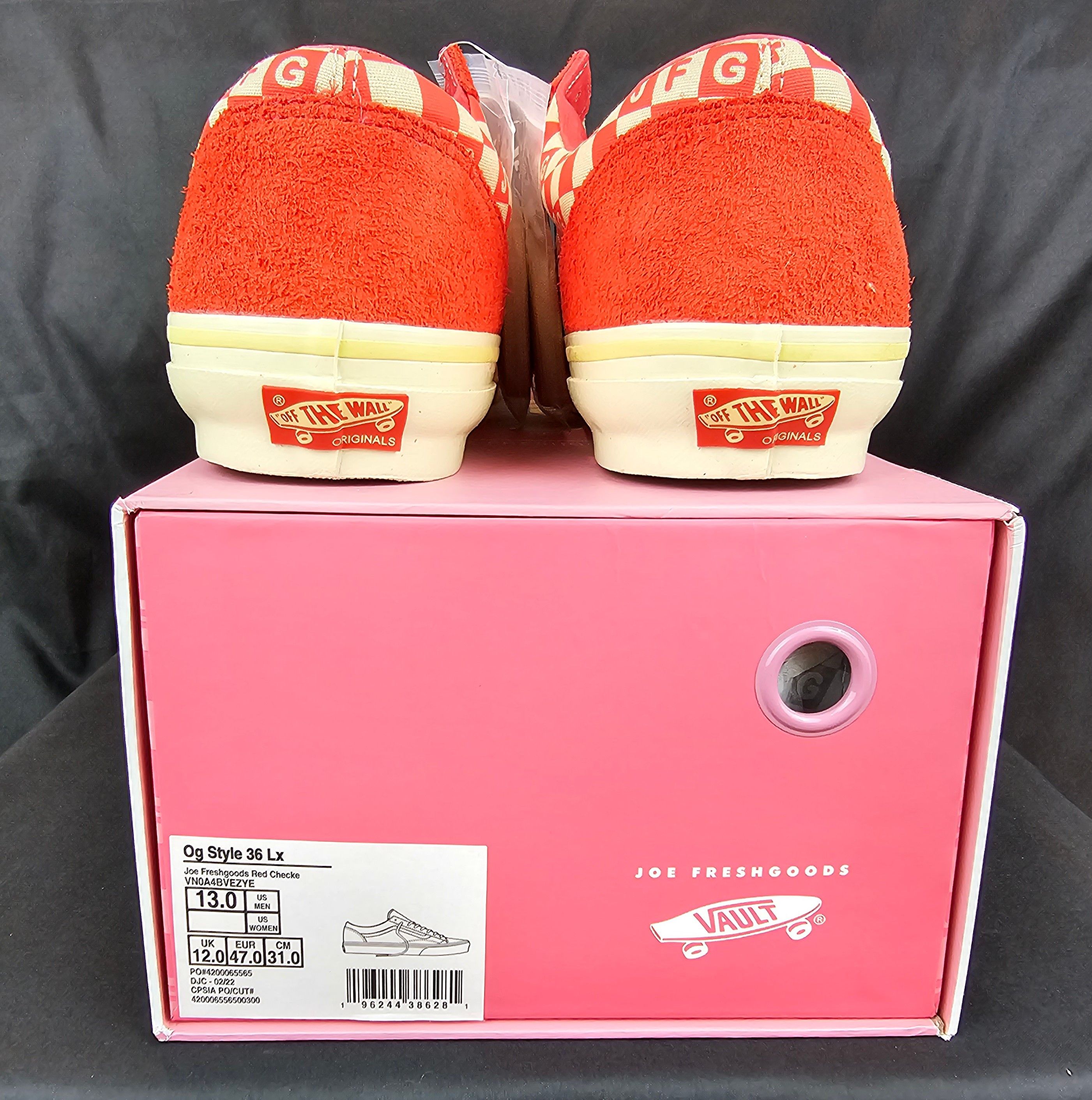 Joe Freshgoods Joe Freshgoods x Vans OG Style 36 LX "The Honeymoon Stage" Size US 13 / EU 46 - 9 Thumbnail