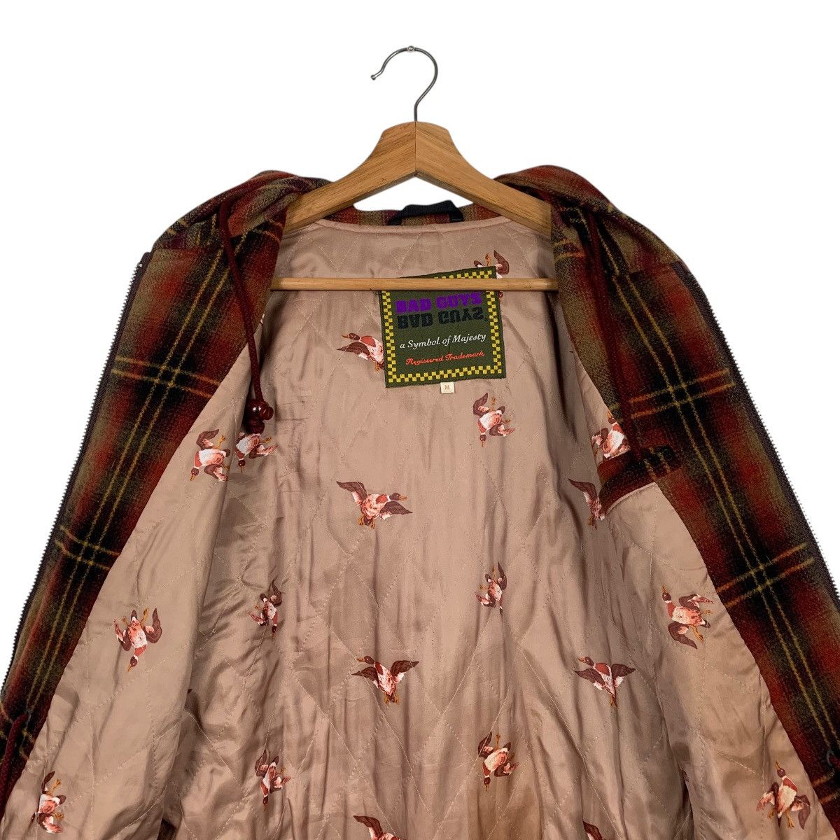 Japanese Brand Bad Guys Tartan Hooded Skate Jacket Size US M / EU 48-50 / 2 - 14 Thumbnail