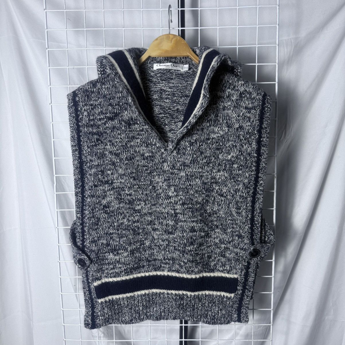 Vintage Christian Dior wool Jumpers Size S / US 4 / IT 40 - 1 Thumbnail