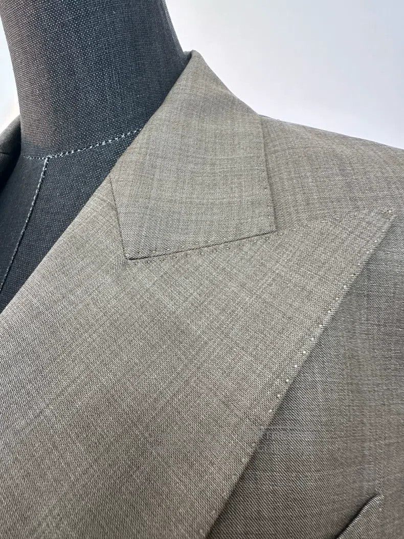 Hermes Hermes Wool and Silk Blended Patchwork Blazer Jacket, Oliv Size M / US 6-8 / IT 42-44 - 6 Thumbnail