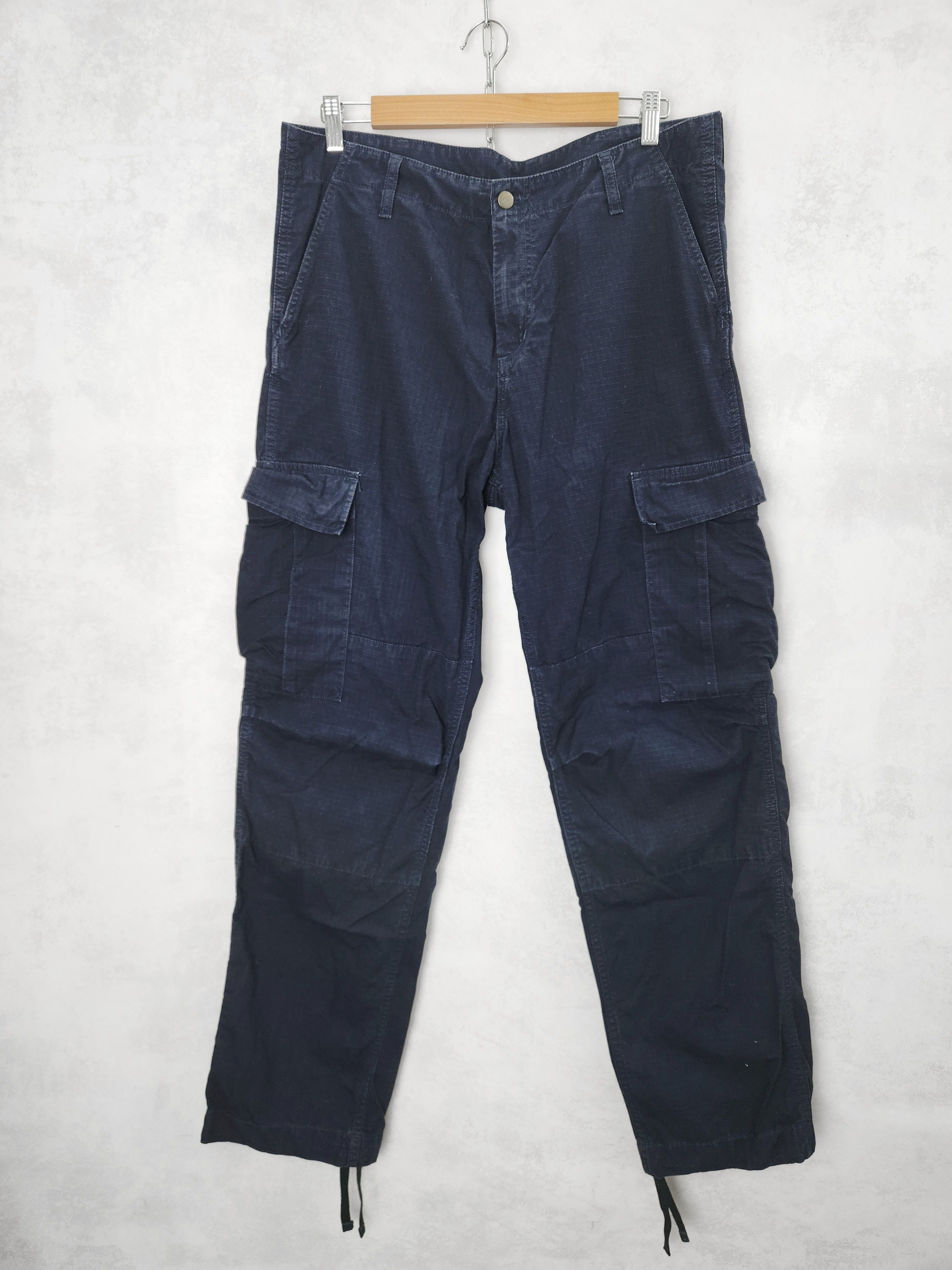 Carhartt Carhartt work in progress regular cargo pants blue Size US 36 / EU 52 - 2 Thumbnail