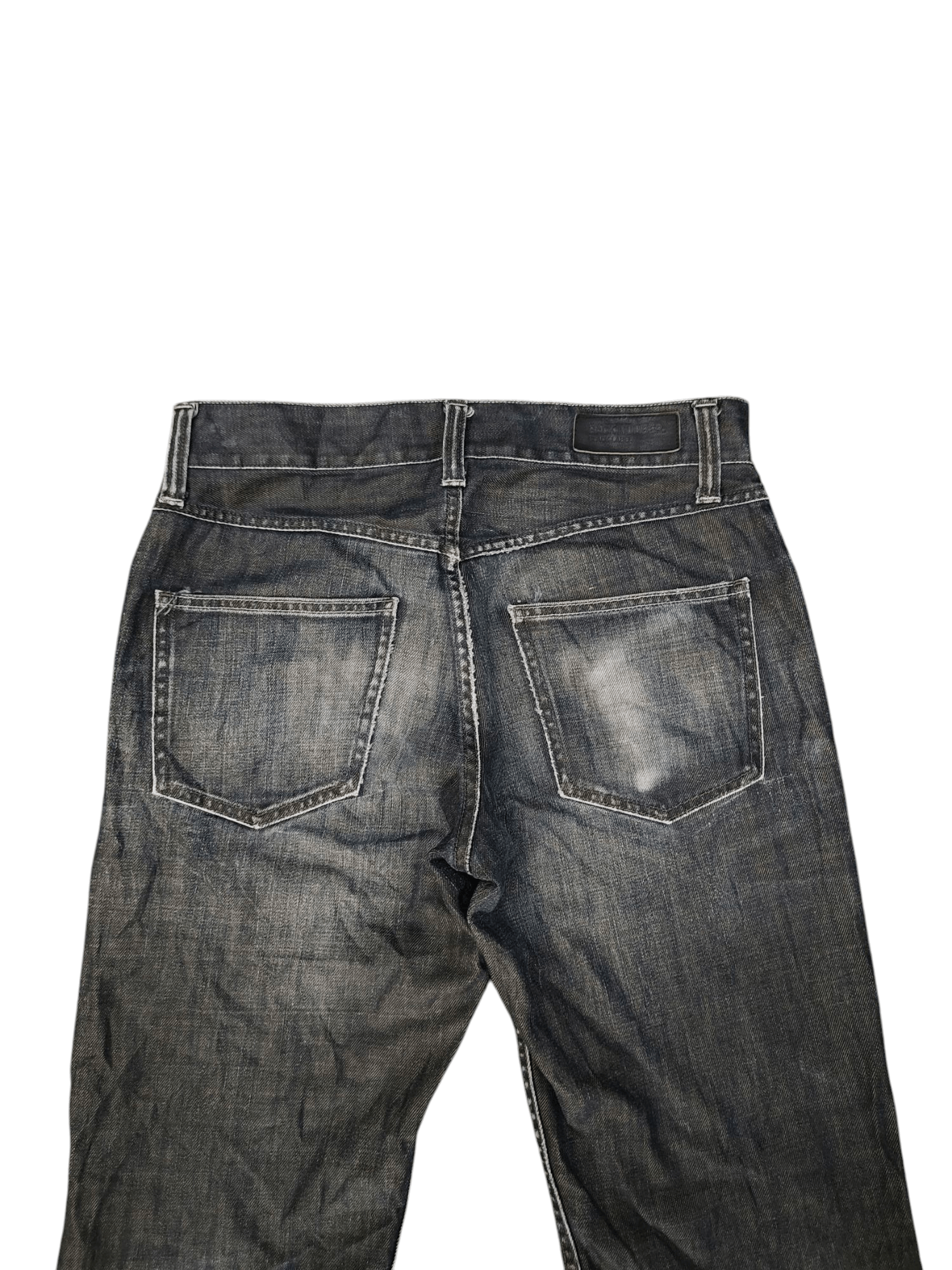 Hysteric Glamour × Undercover Vintage Y2k Back Number Japan Clawmark Distress Faded Jeans Size US 30 / EU 46 - 9 Thumbnail