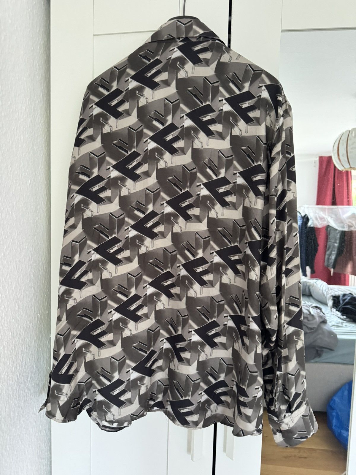 Fendi Fendi FF Blocks Shirt Size US L / EU 52-54 / 3 - 6 Thumbnail