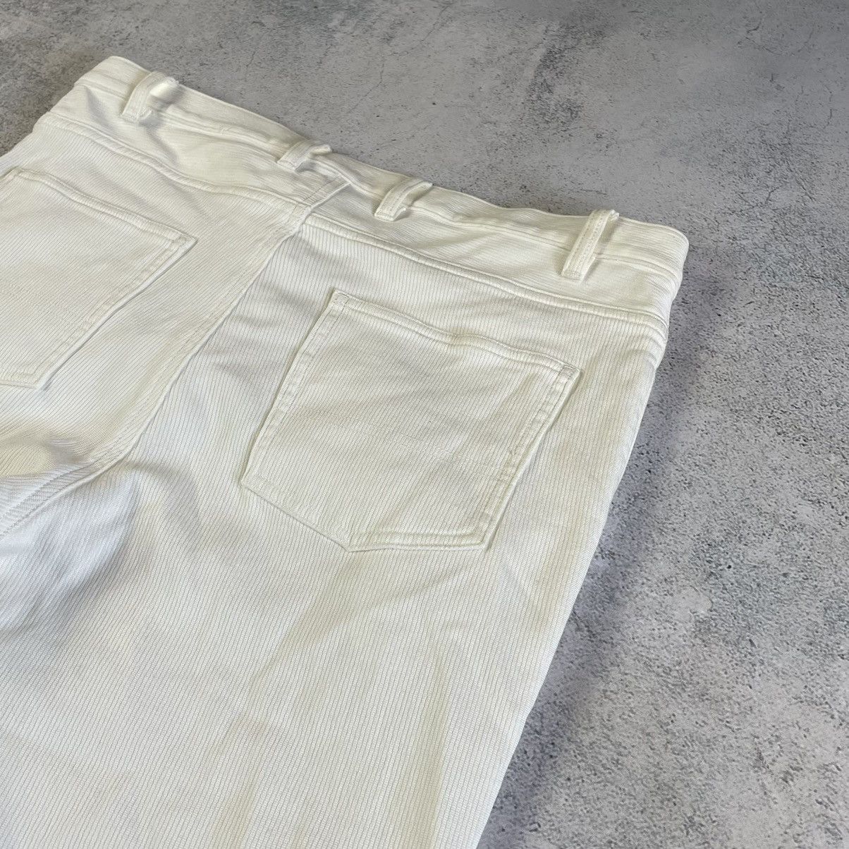 A.P.C. A.P.C. Rue Madame Paris Cream White Stretch Pants Size US 30 / EU 46 - 10 Thumbnail