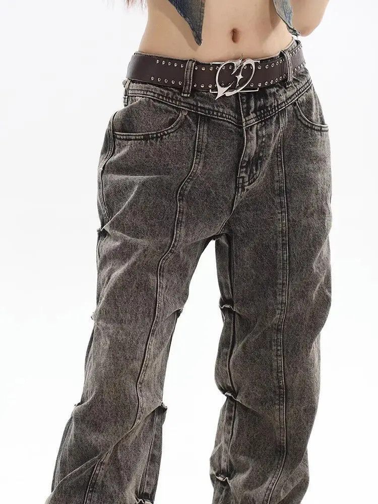 Japanese Brand Retro pleated micro flared jeans Size US 32 / EU 48 - 5 Thumbnail