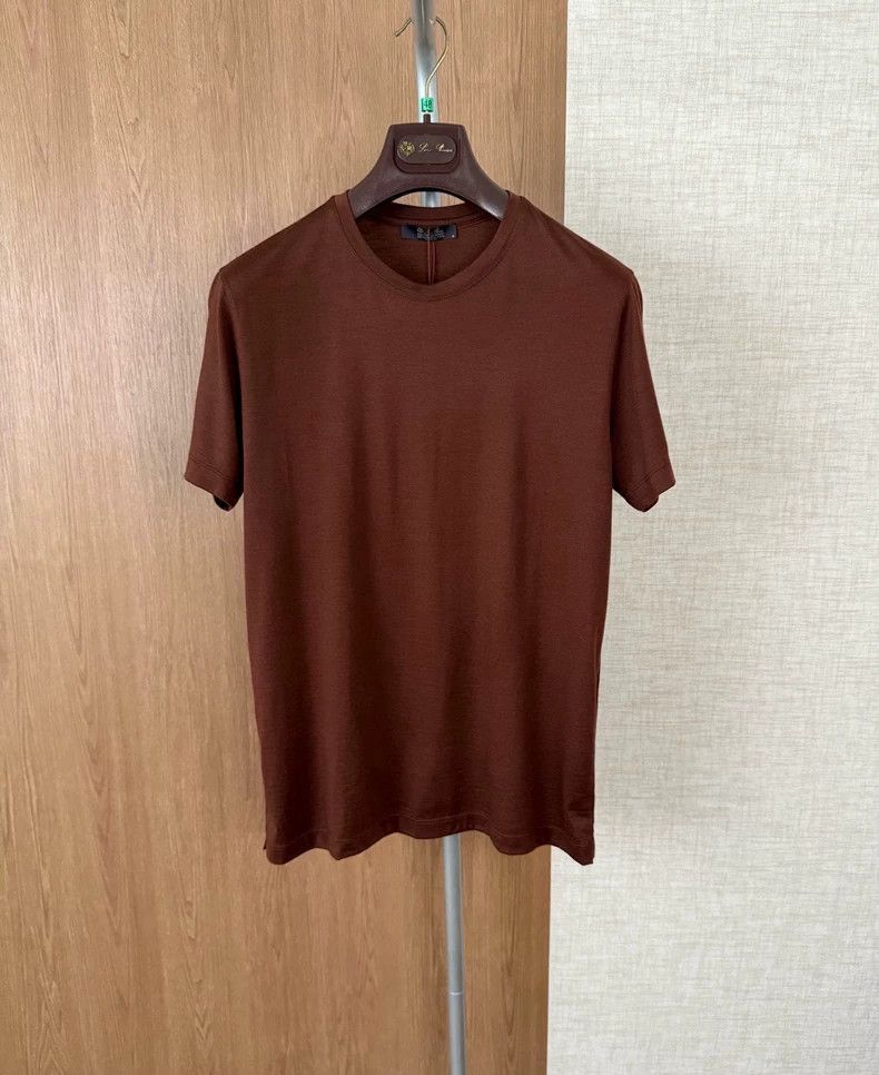 Loro Piana Round Neck Short Sleeve T-shirt