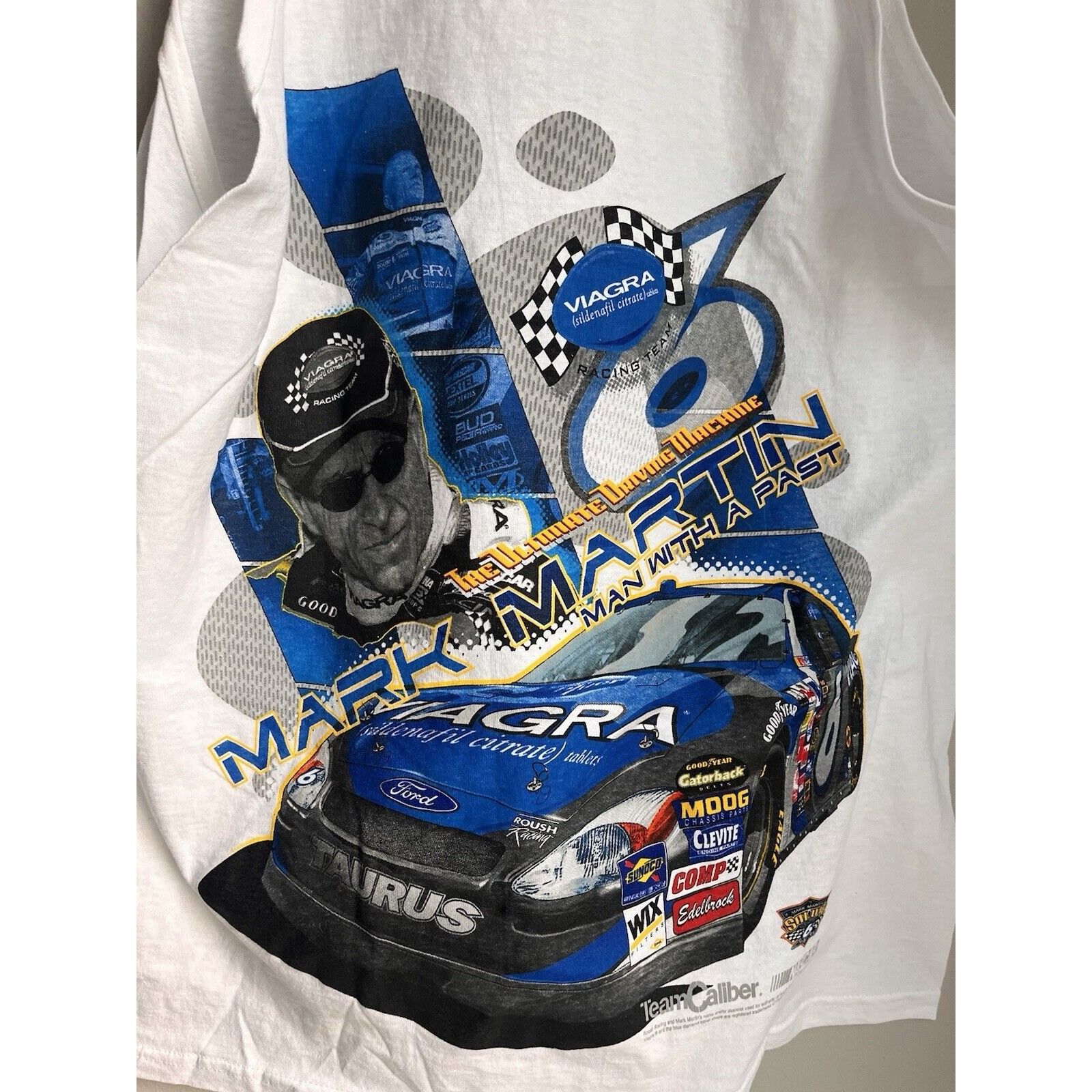 NASCAR VINTAGE NASCAR MARK MARTIN VIAGRA RACING SLEEVELESS SHIRT Size US M / EU 48-50 / 2 - 3 Thumbnail