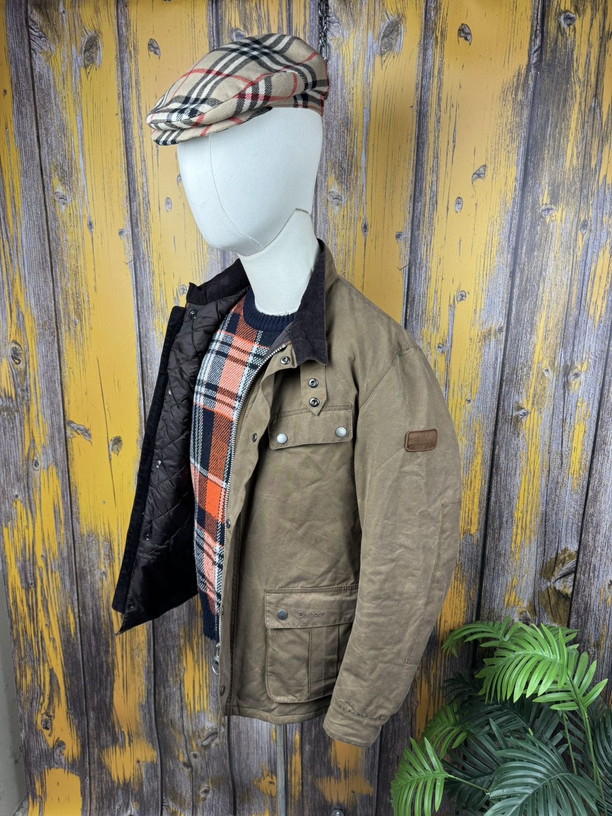 Barbour Barbour Vintage Wax Duke Jacket Bomber Moto Size L Size US L / EU 52-54 / 3 - 1 Thumbnail