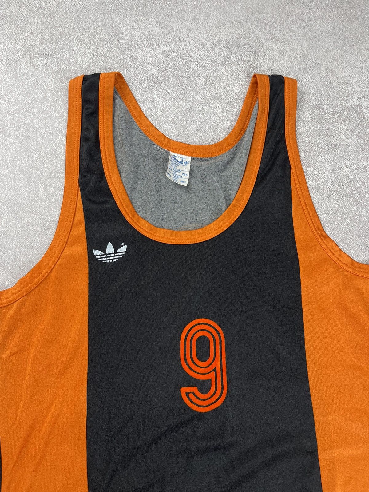 Adidas Vintage Adidas 70-80’s Tank Top Running Jersey #9 Size M-L Size US M / EU 48-50 / 2 - 3 Thumbnail