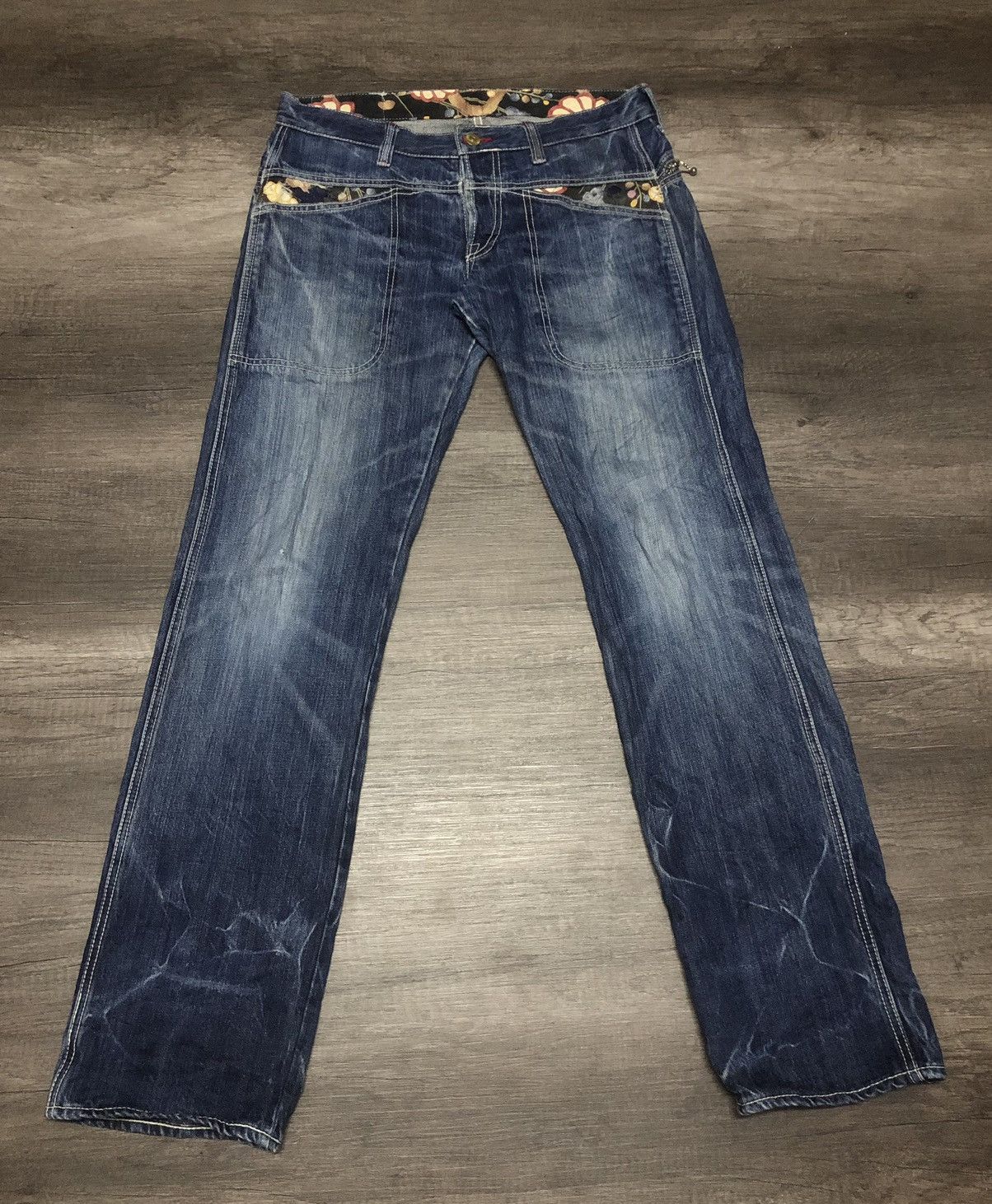 Eternal × Japanese Brand VINTAGE ENTERNAL DENIM JEANS Size US 32 / EU 48 - 1 Thumbnail