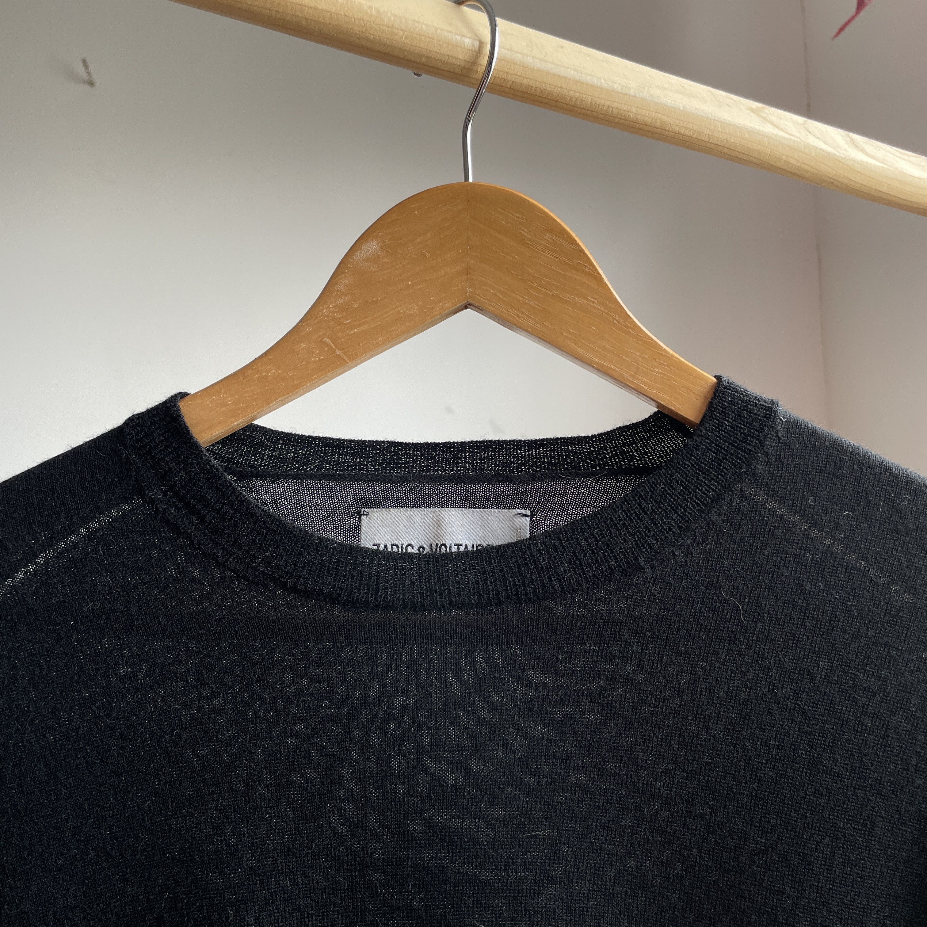 Zadig & Voltaire Zadig & Voltaire Womens Markus Wild Merino Wool Sweater Size M / US 6-8 / IT 42-44 - 4 Thumbnail