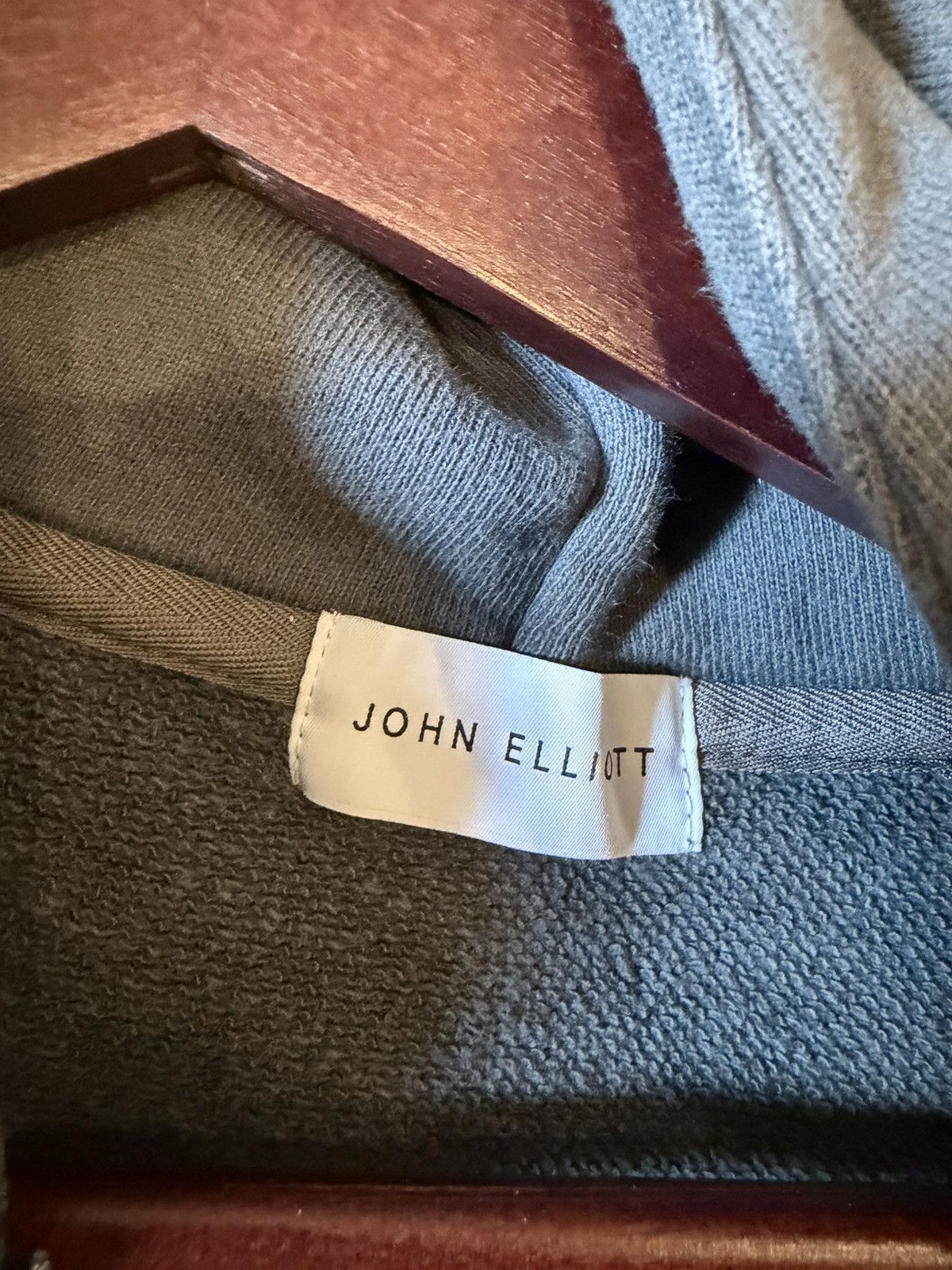 John Elliott John Elliott Zip Hoodie Slate/Dark Teal Size 3 (L) Size US L / EU 52-54 / 3 - 2 Thumbnail