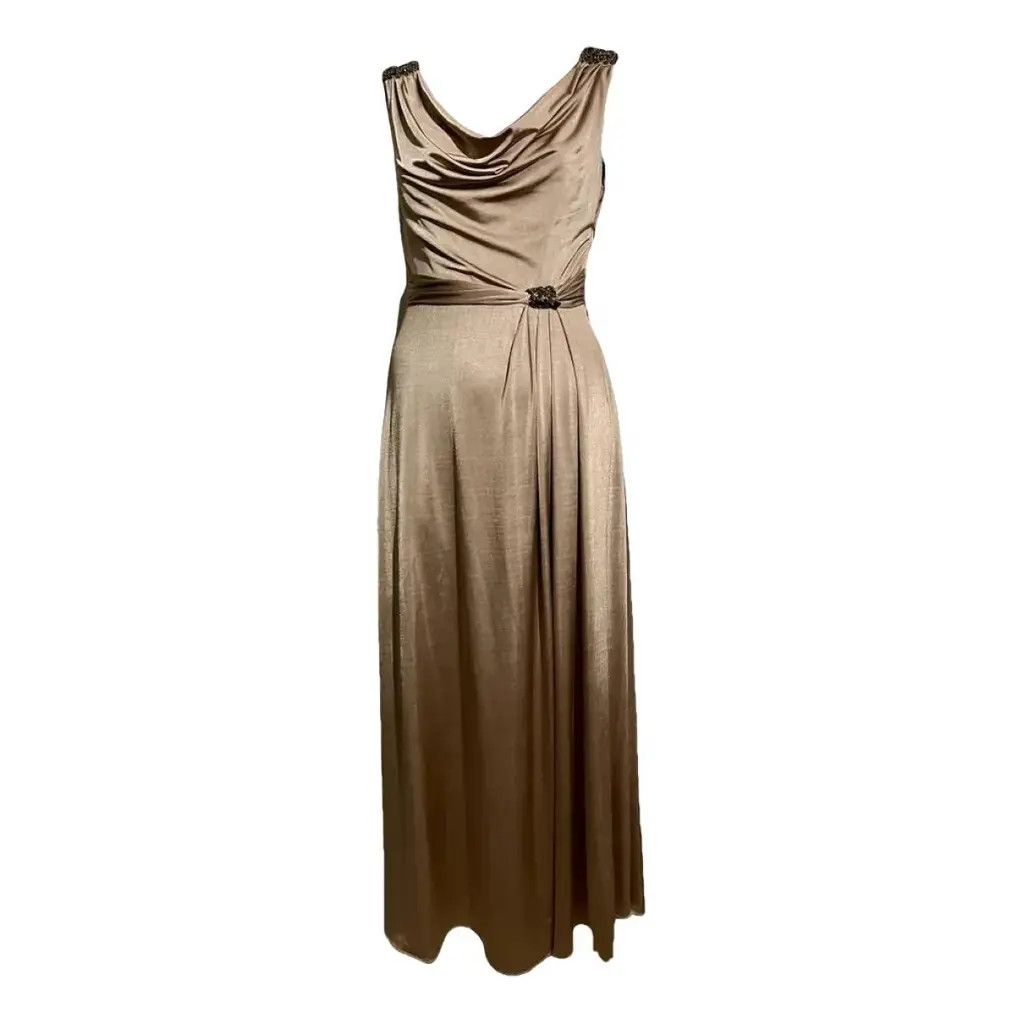 Jenny Packham Pale gold evening gown Size S / US 4 / IT 40 - 1 Thumbnail