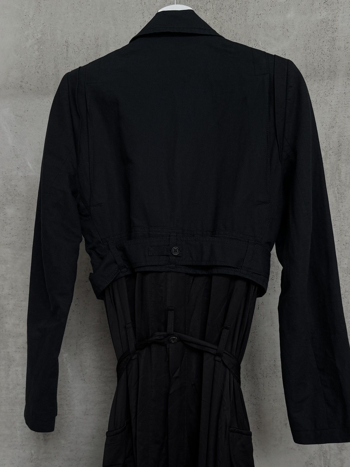 Ann Demeulemeester Ann Demeulemeester SS2004 Linen Motorcycle Trench Coat Size XS / US 0-2 / IT 36-38 - 6 Thumbnail