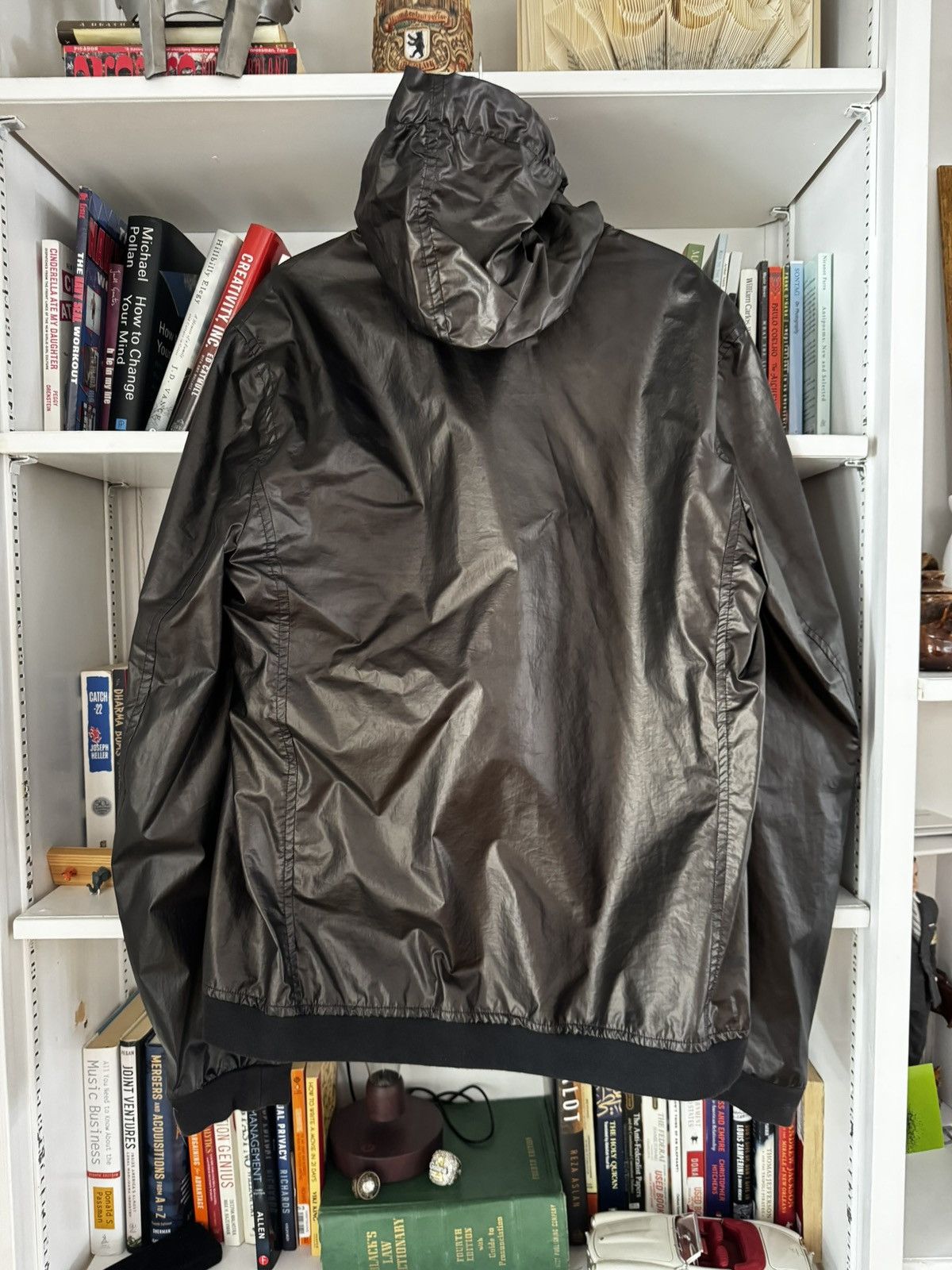 Stephan Schneider Stephan Schneider Polyurethane Hooded Bomber Size US L / EU 52-54 / 3 - 3 Thumbnail