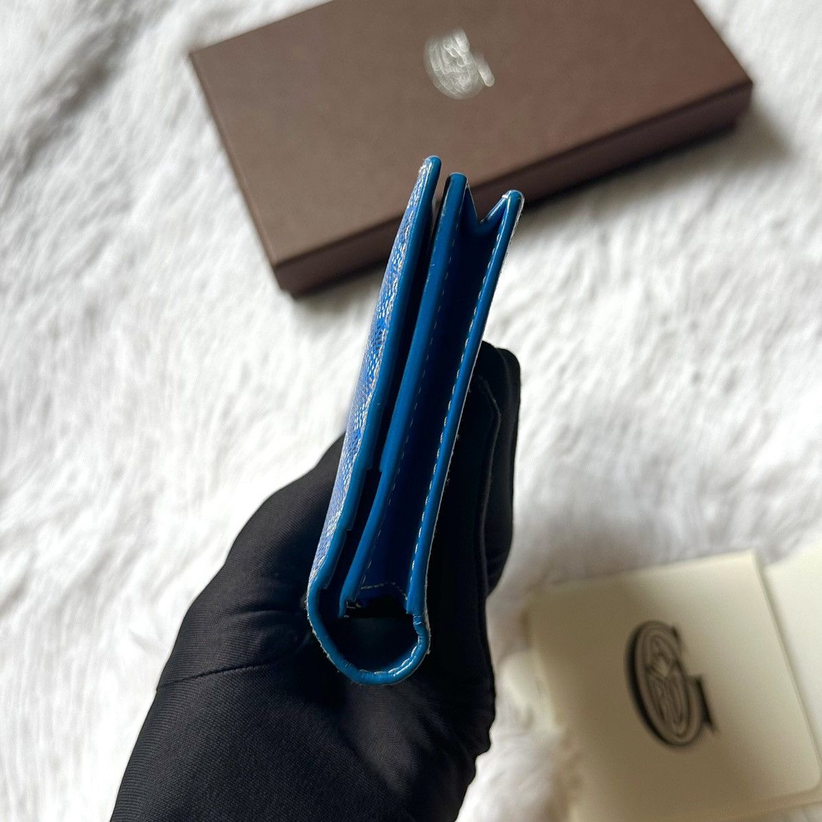 Goyard Goyard Richelieu Long Wallet Blue Size ONE SIZE - 15 Thumbnail