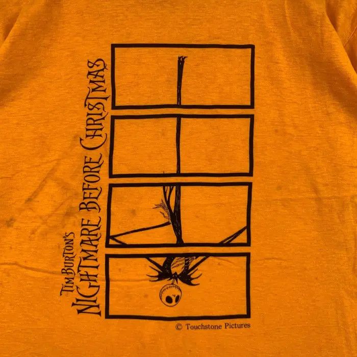 Vintage Vintage 1998 NIGHTMARE BEFORE CHRISTMAS Sega Tee Shirt Size US M / EU 48-50 / 2 - 5 Thumbnail