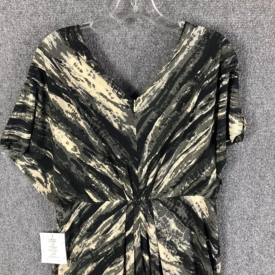 Other Suzi Chin for Maggie Boutique Dress Women 12P Petite Sheath Size XL / US 12-14 / IT 48-50 - 9 Thumbnail
