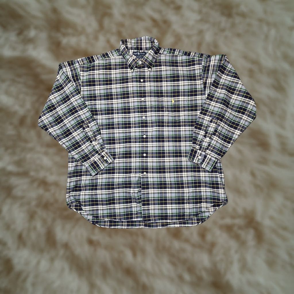 Ralph Lauren Ralph Lauren Shirt Mens XL Multicolor Plaid Button Down Long Sleeve Pony Logo Size US XL / EU 56 / 4 - 1 Thumbnail