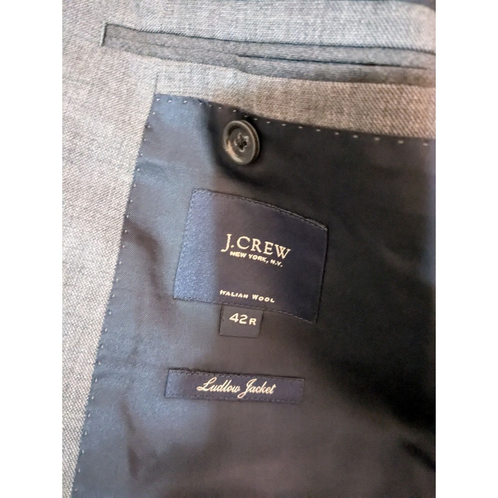J.Crew J.CREW New York - Ludlow Jacket / gray / size 42R Size 42R - 4 Thumbnail