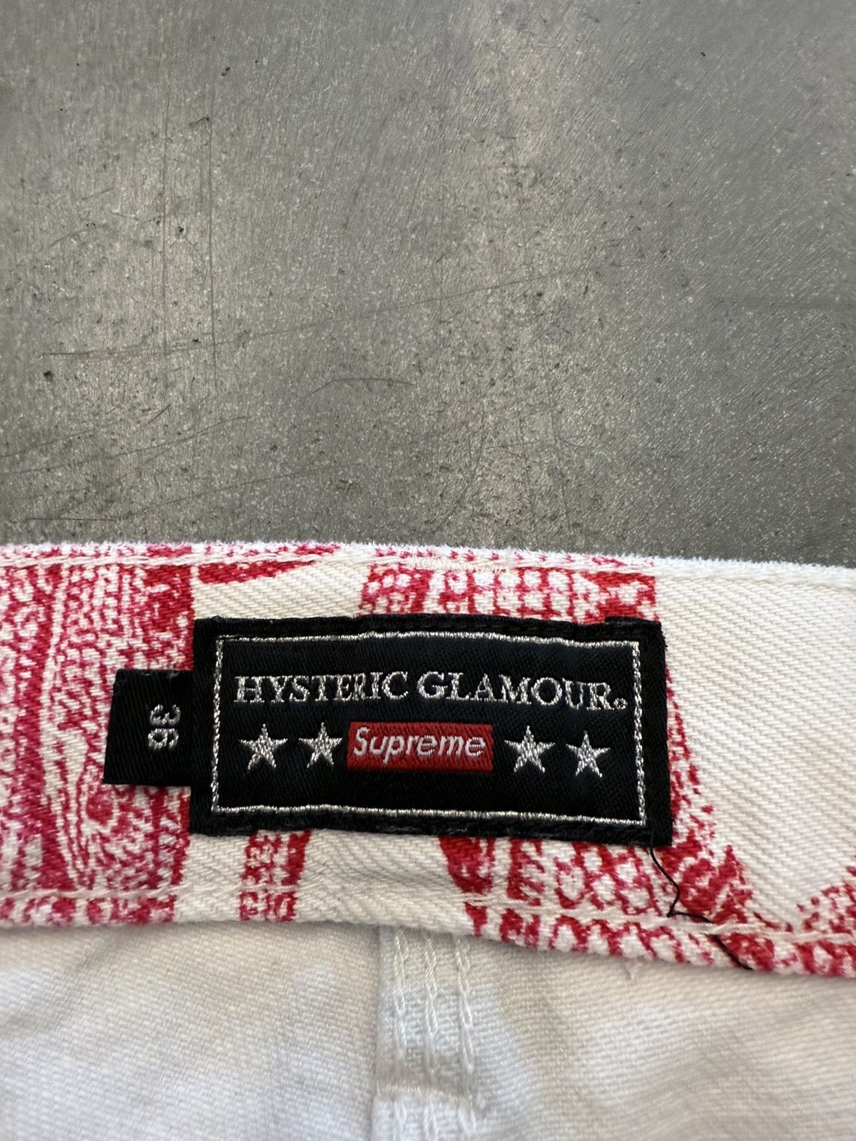 Hysteric Glamour × Supreme SS21 Supreme Hysteric Glamour Snake Double Knee Denim Pants Size US 36 / EU 52 - 9 Thumbnail
