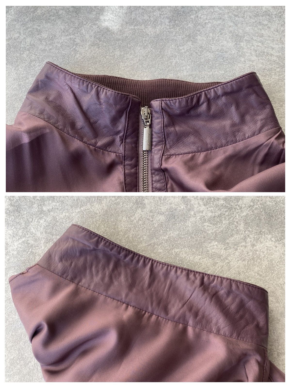 Brioni Brioni Lightweight 100% Silk Blend Zip Jacket Purple Size US XL / EU 56 / 4 - 17 Thumbnail