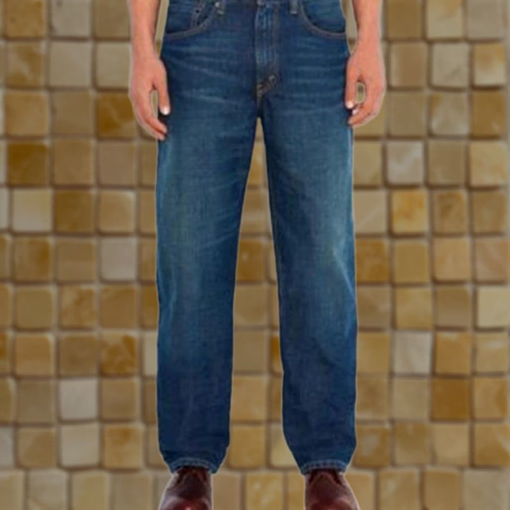 Levi's Levi's 550 Jeans, BLUE, Relaxed Fit, Tapered, 48x29, Sits at Waist - NEW MENS Levis 550 Relaxed Blue Jeans Tapered Sits At Waist 48 X 29 015502765 Size US 32 / EU 48 - 1 Preview