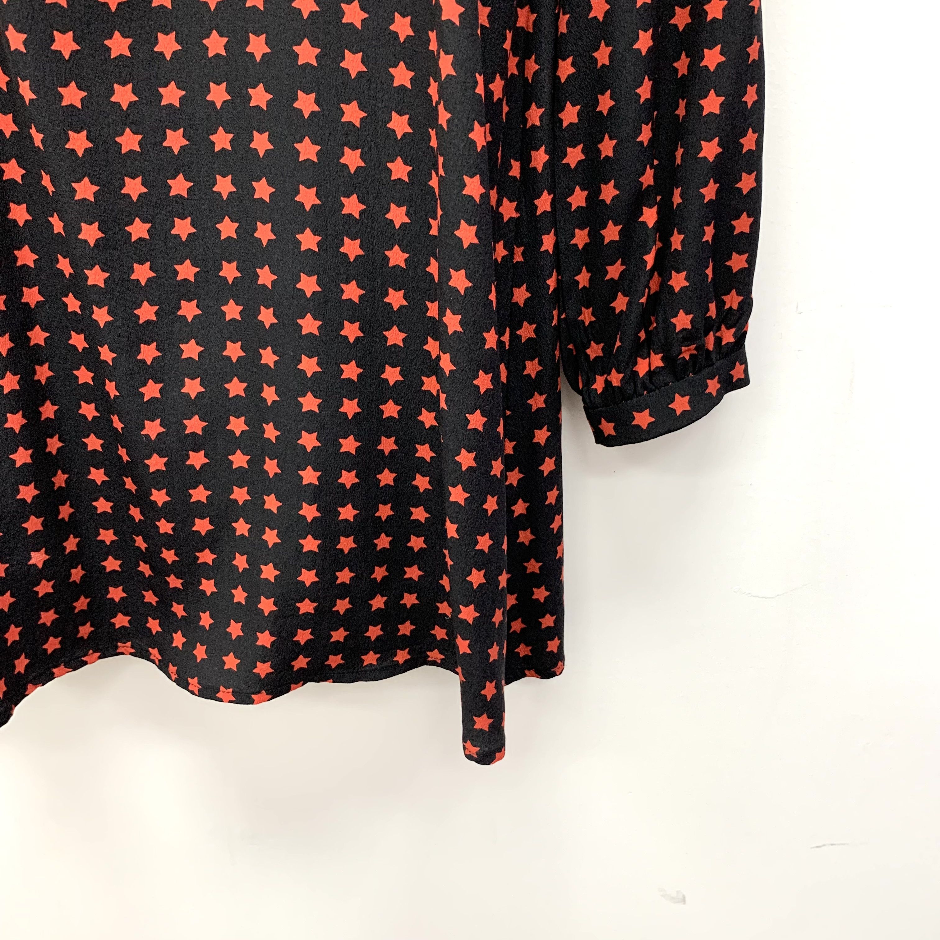 Saint Laurent Paris Saint Laurent Shirt Dress –Colorblock Silk (Size 36) Size XS / US 0-2 / IT 36-38 - 5 Thumbnail