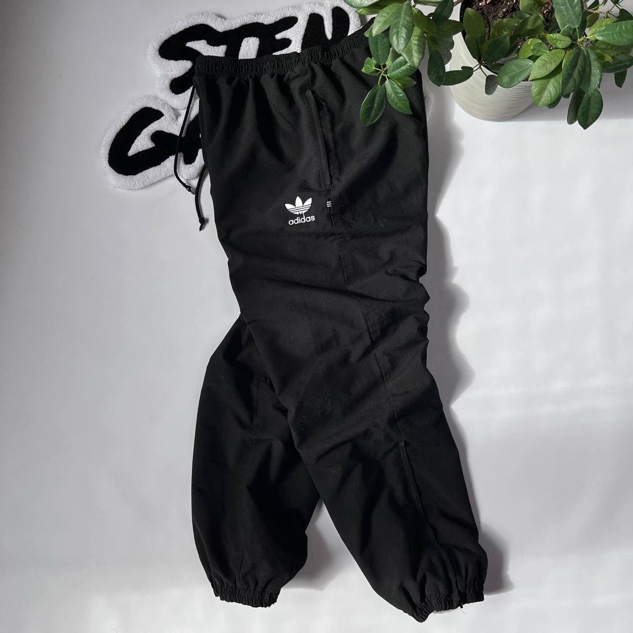 Adidas × Vintage Vintage 90s Adidas Firebird Nylon Track Pants Size F186 D7 Size US 36 / EU 52 - 1 Thumbnail