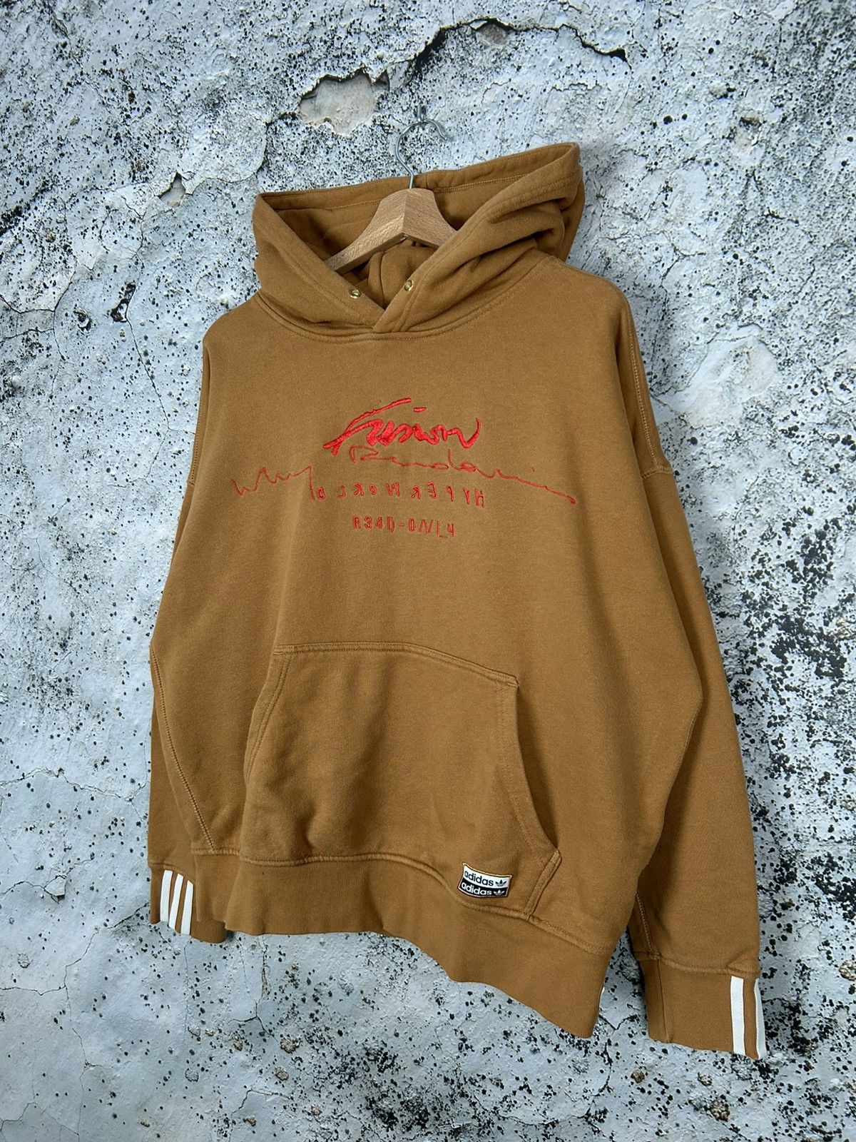 Adidas Vintage Adidas Hoodie Streetwear Sportswear Hype Rap Baggy Size US L / EU 52-54 / 3 - 2 Thumbnail