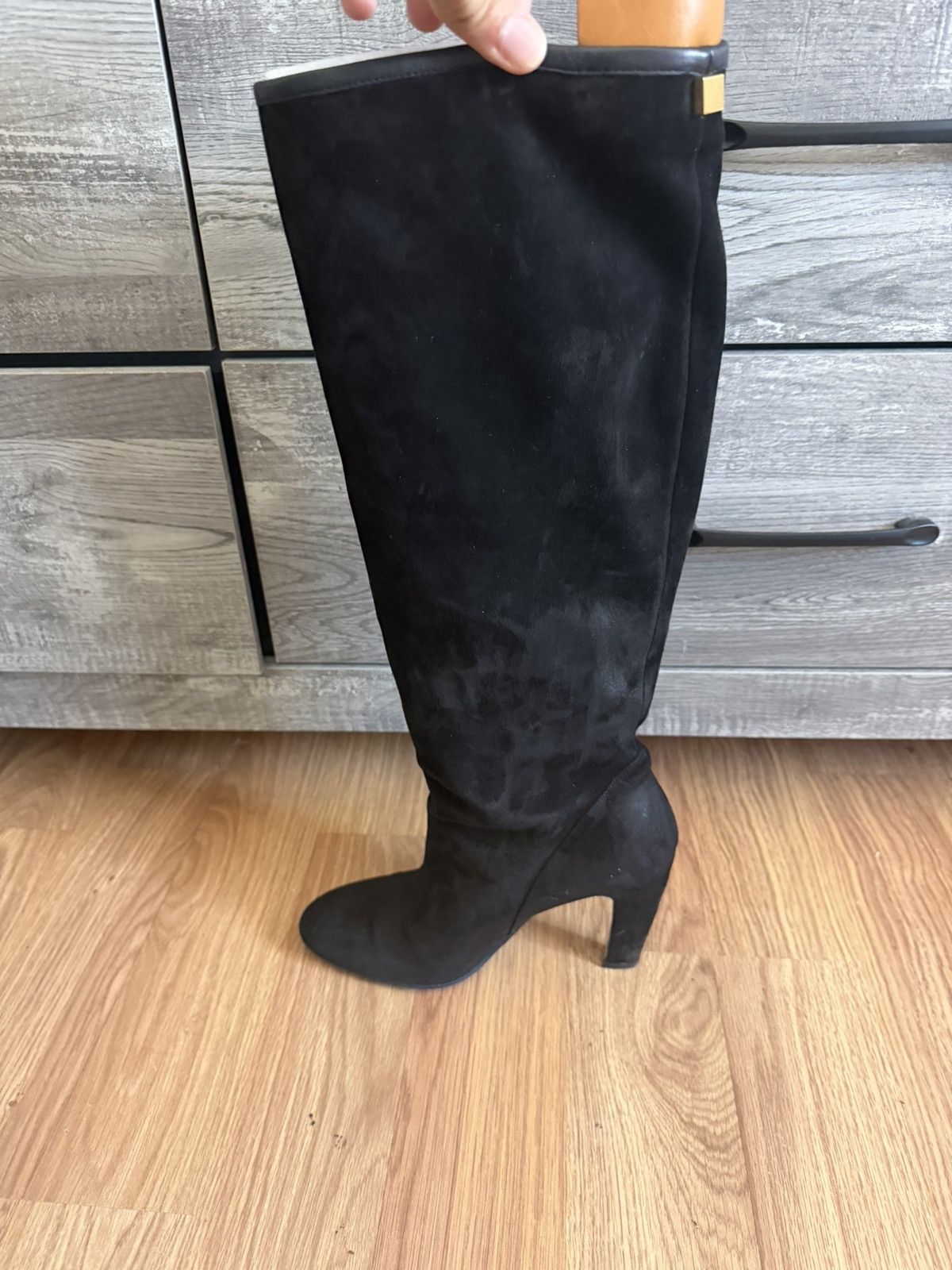 Stuart Weitzman Charlie Black Size US 9 / IT 39 - 4 Thumbnail