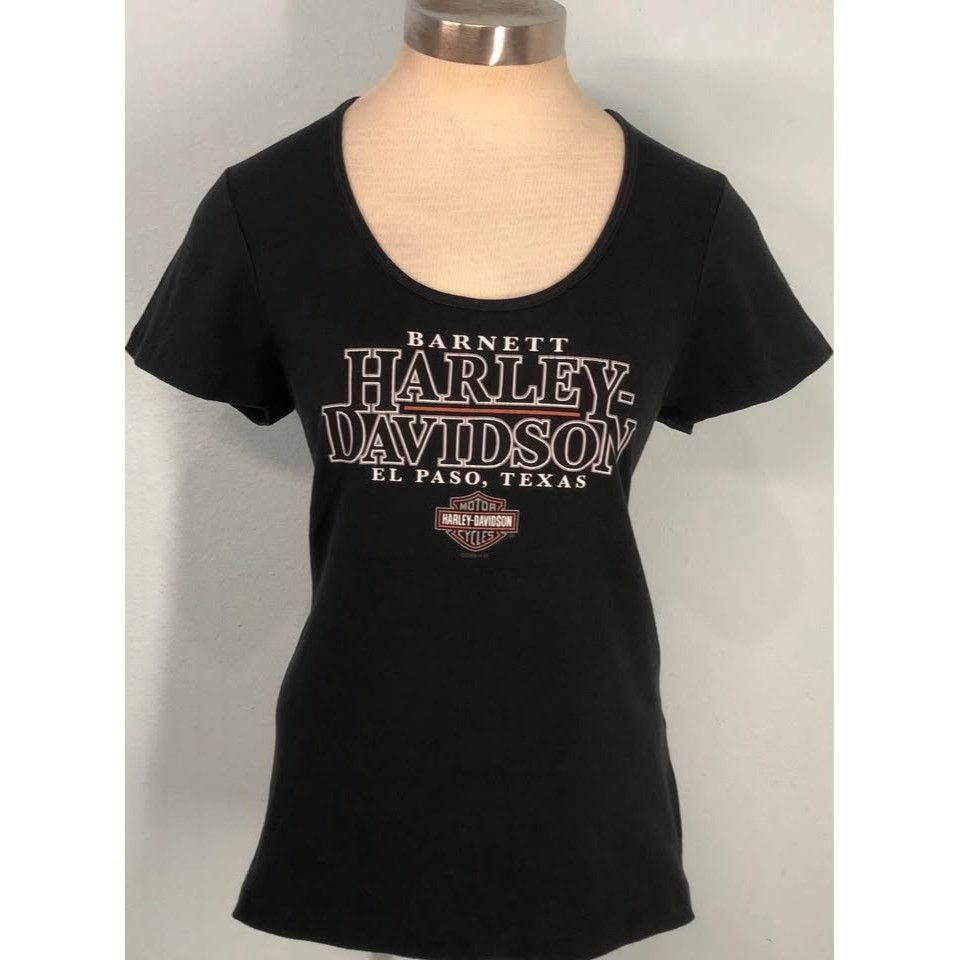 Harley Davidson × Vintage VTG 2006 Harley Davidson Shirt Large Women, Elastic Fabric Size L / US 10 / IT 46 - 1 Thumbnail