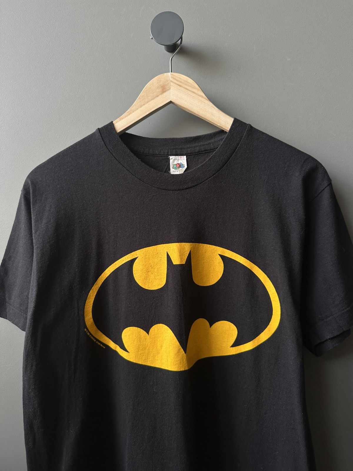 Fruit Of The Loom Batman Logo DC Comics Warner Graphic Tee 90s 80s Size US XL / EU 56 / 4 - 2 Thumbnail