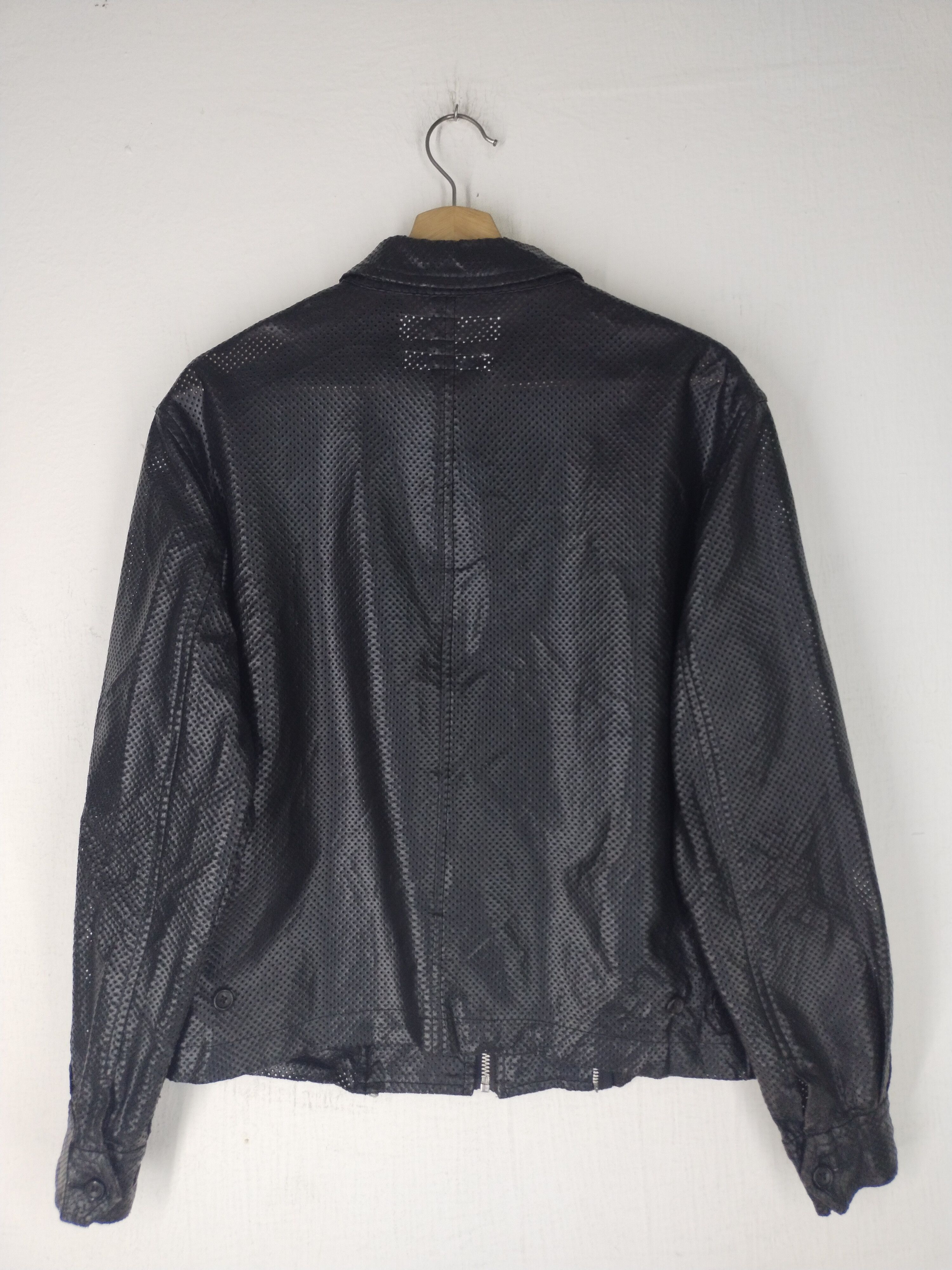 Comme des Garcons Vtg 00's Spring Summer Collection Faux Leather Jacket Rider Size US S / EU 44-46 / 1 - 14 Thumbnail