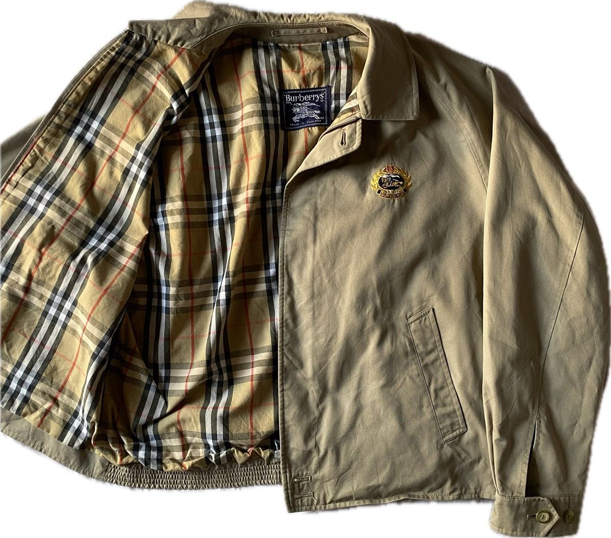 Burberry nova check harrington store