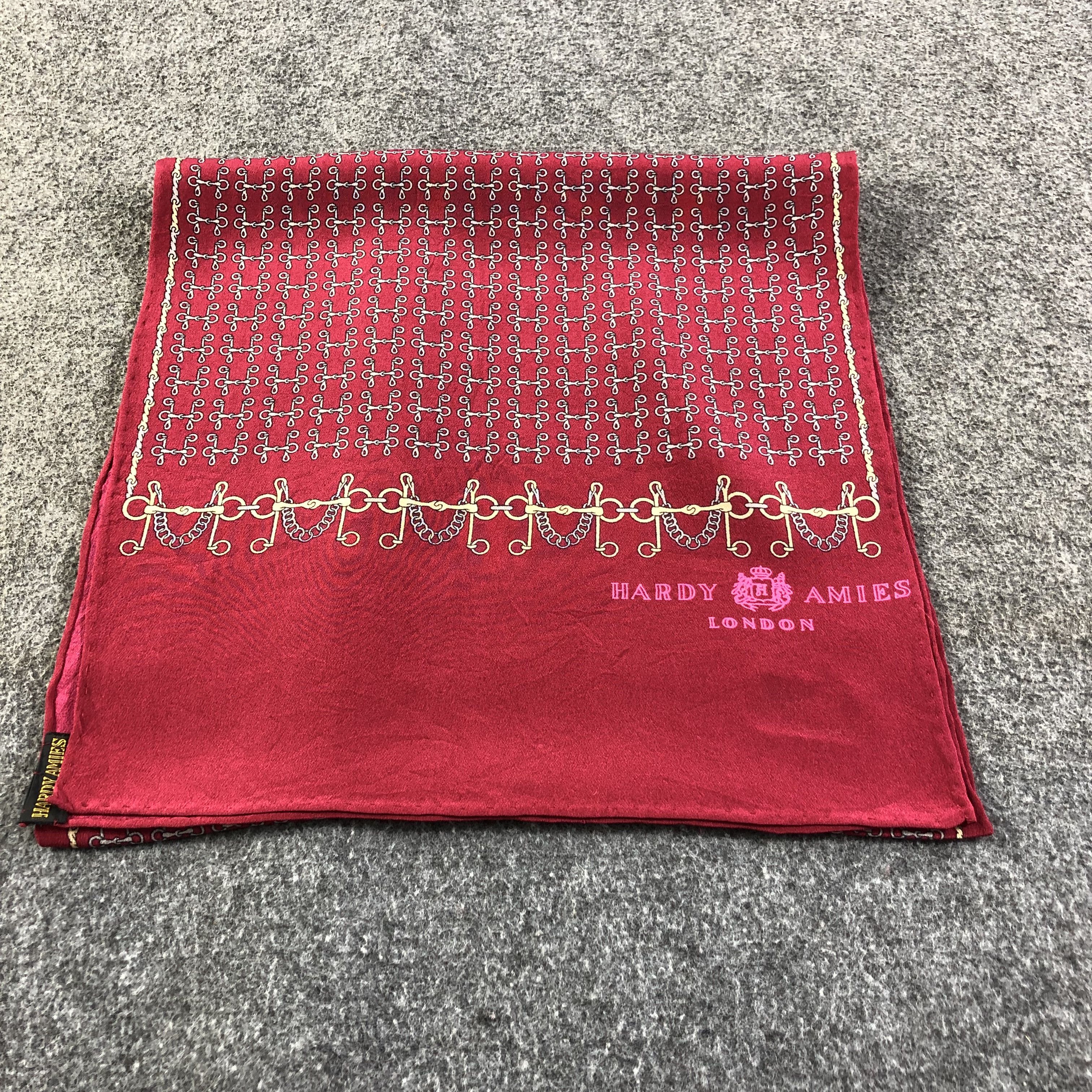 Hardy Amies Vintage Hardy Amies Silk Stole Silk Scarf M561 Size ONE SIZE - 2 Thumbnail
