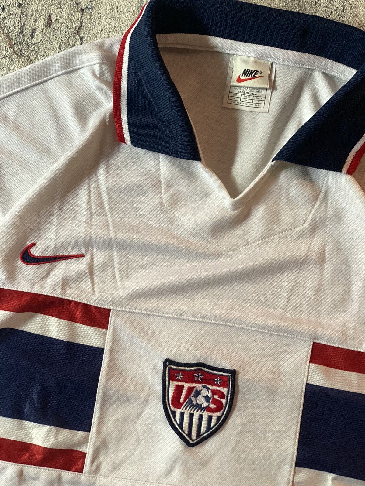 Nike Vintage Nike 1995-1997 USA Home Soccer Jersey Blokcore Size US M / EU 48-50 / 2 - 5 Thumbnail