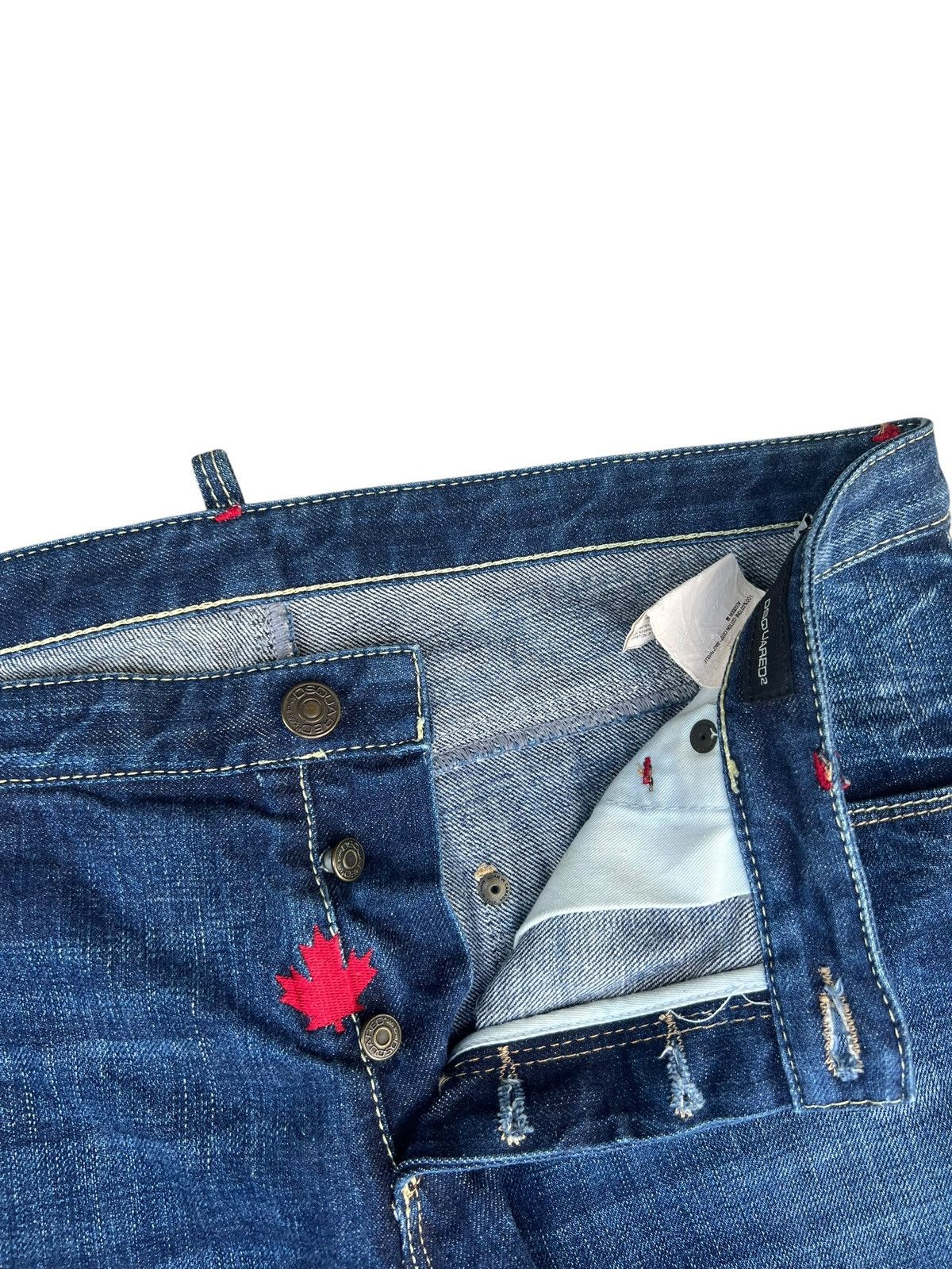 Dsquared2 Dsquared2 Made in Italy Distressed Ripped Skinny Jeans Size US 32 / EU 48 - 7 Thumbnail