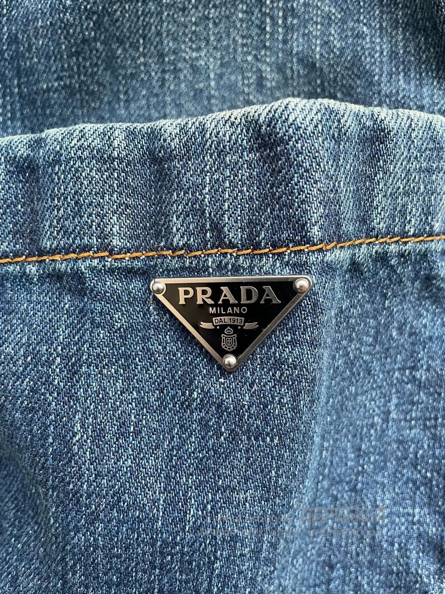 Prada Prada 2025 Washed Denim Shirt Jacket. Size US XL / EU 56 / 4 - 3 Thumbnail