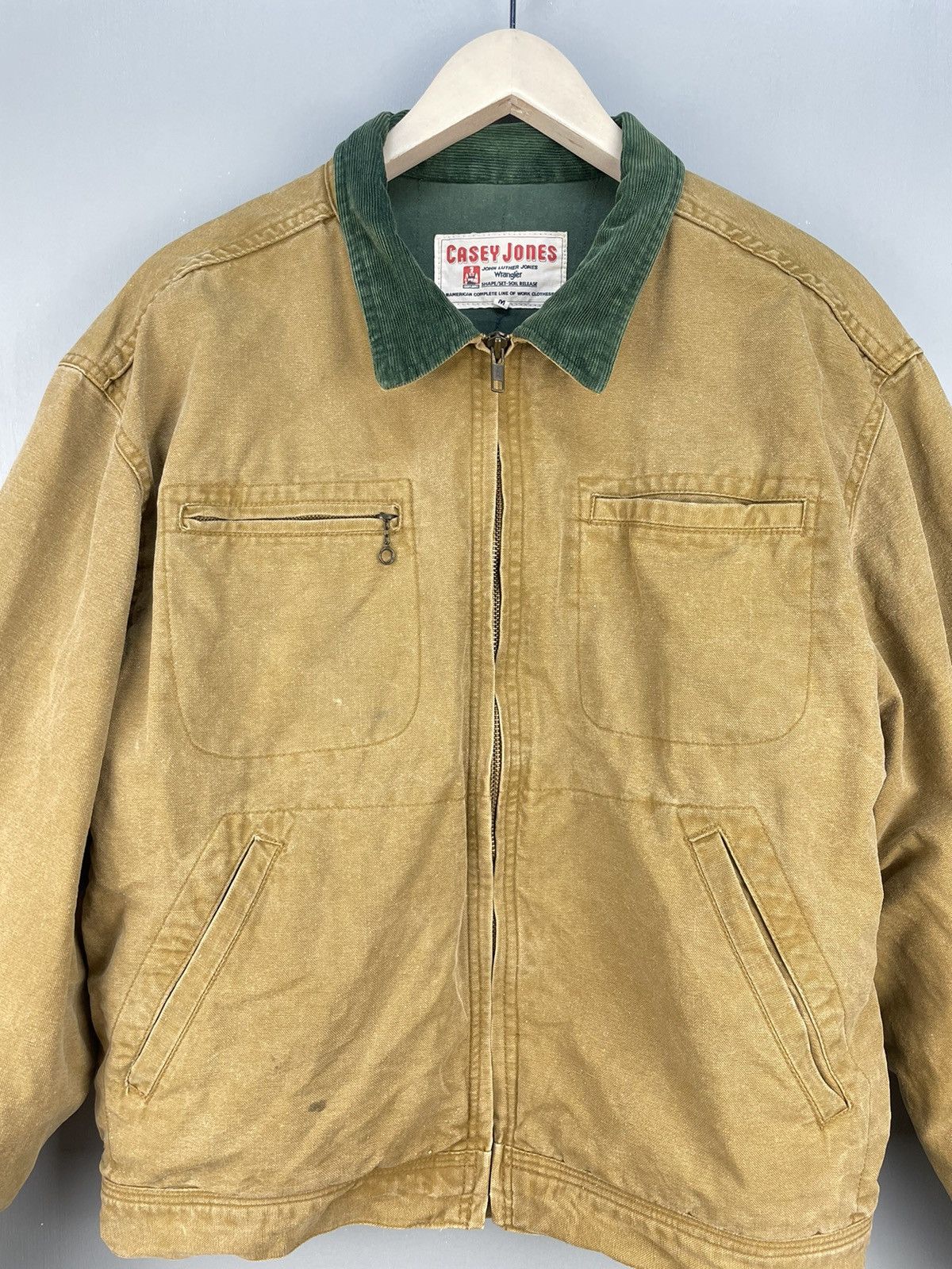 Vintage Vintage Casey Jones Wrangler zip up work Detroit jacket Size US M / EU 48-50 / 2 - 3 Thumbnail