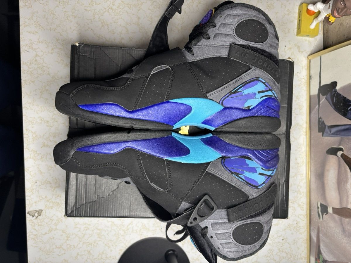 Jordan Brand Air Jordan 8 Retro 2015 Aqua 2015 Size US 12 / EU 45 - 3 Thumbnail