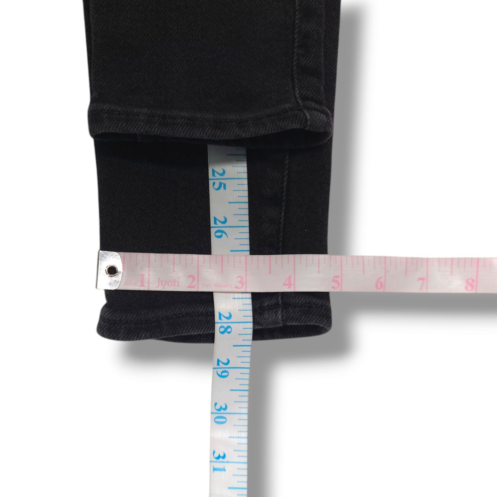 Madewell EUC Madewell High-Rise Skinny Jeans Sz. 24x28 Black Frost Size 24" / US 00 / IT 34 - 9 Thumbnail