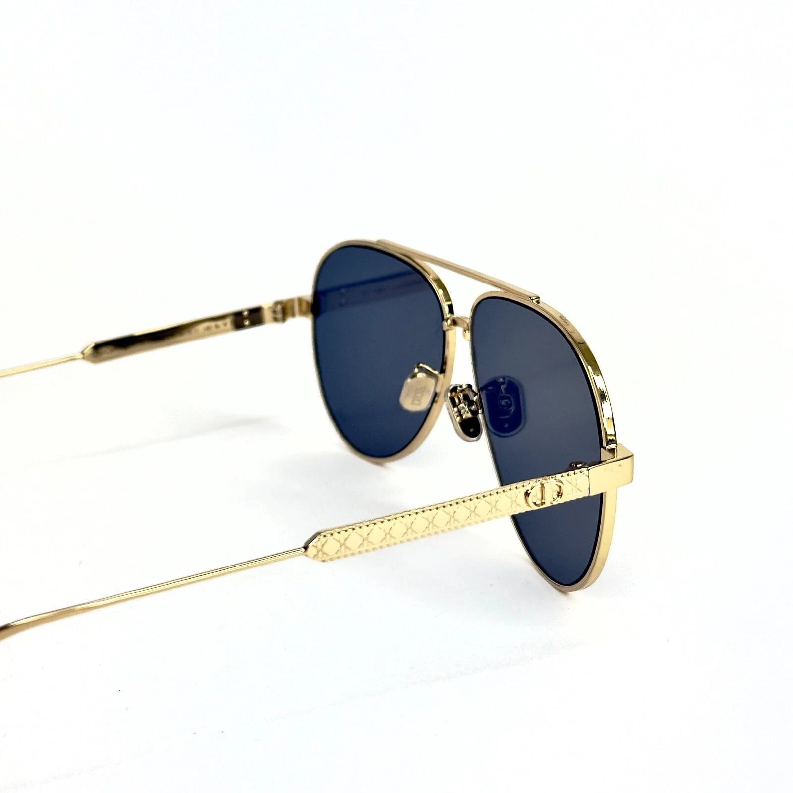 Christian Dior Monsieur CHRISTIAN DIOR Gold Metal Cannage A1U CD40165U DIORCANNAGE Size ONE SIZE - 3 Thumbnail
